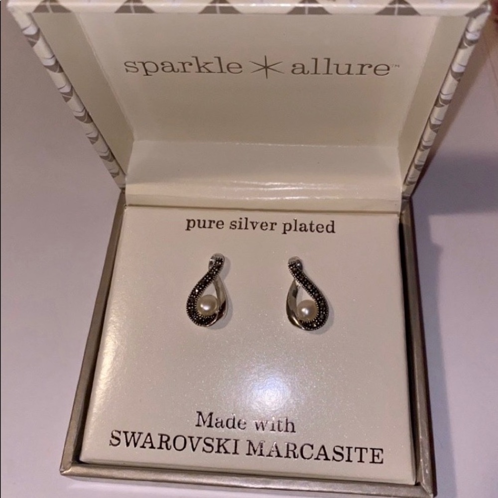 3/$25 Sparkle Allure Marcasite Earrings